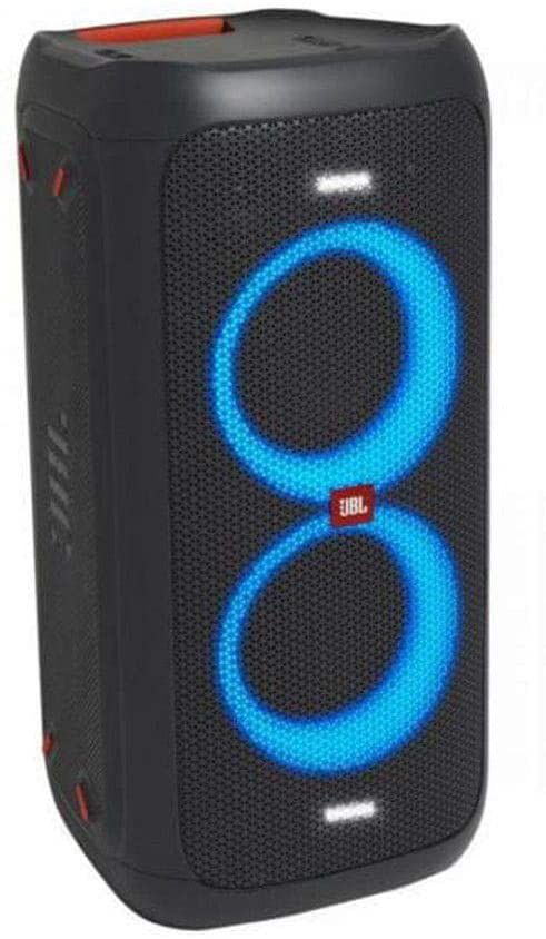 Caixa de som portátil JBL PartyBox 100 com Bluetooth e efeitos de