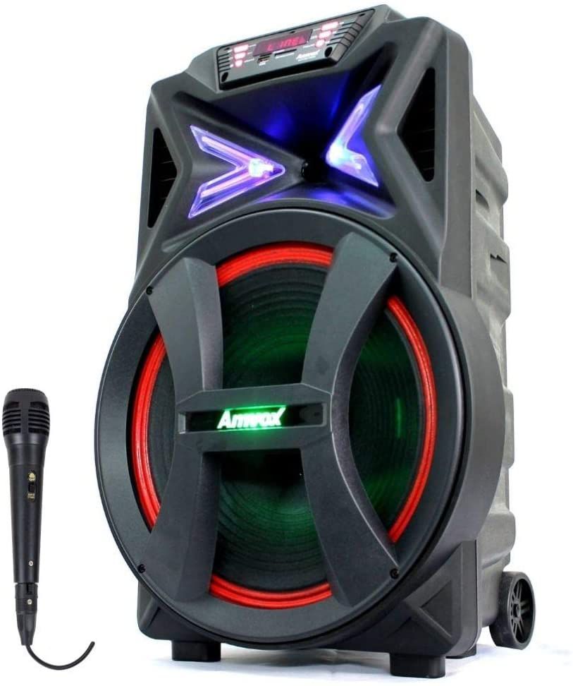 Caixa Som Amplificada Bluetooth 3000w Rms 6 Subwoofer Led 2