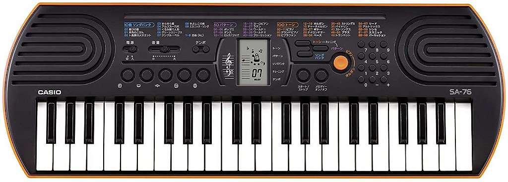 Teclado Musical Casio Infantil SA-81H2 - RCK AUDIO - Instrumentos Musicais  e Áudio Profissional