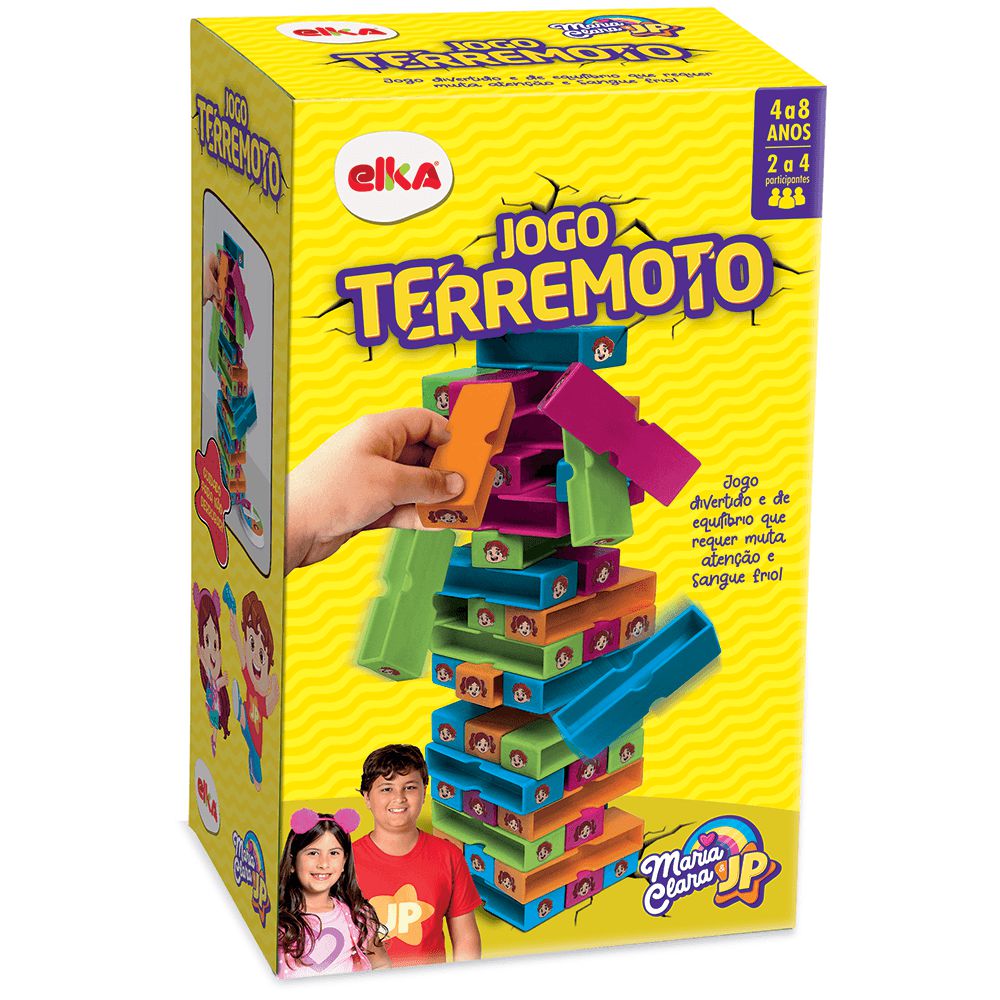 Jogo Terremoto - Maria Clara & JP - Mary Toys Brinquedos