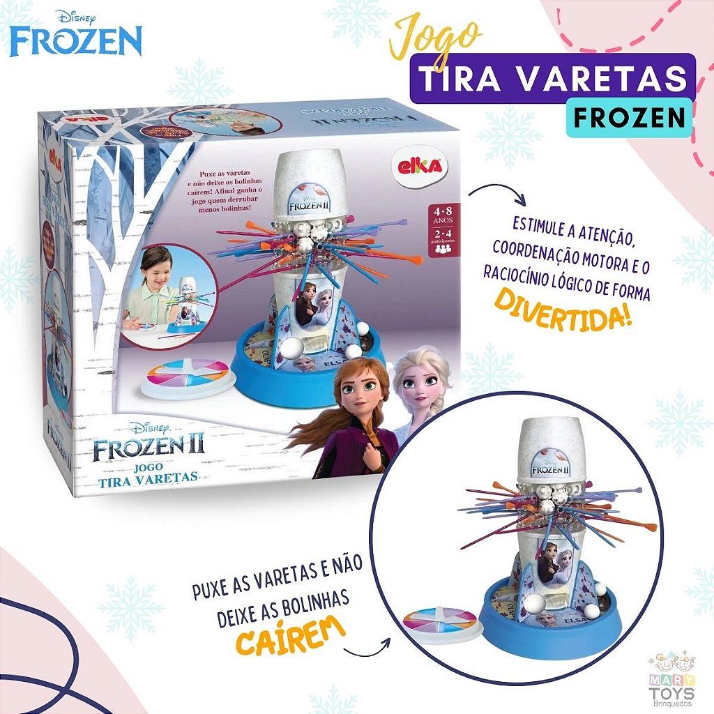 Jogo Tira Varetas Frozen 2 Disney - Bumerang Brinquedos