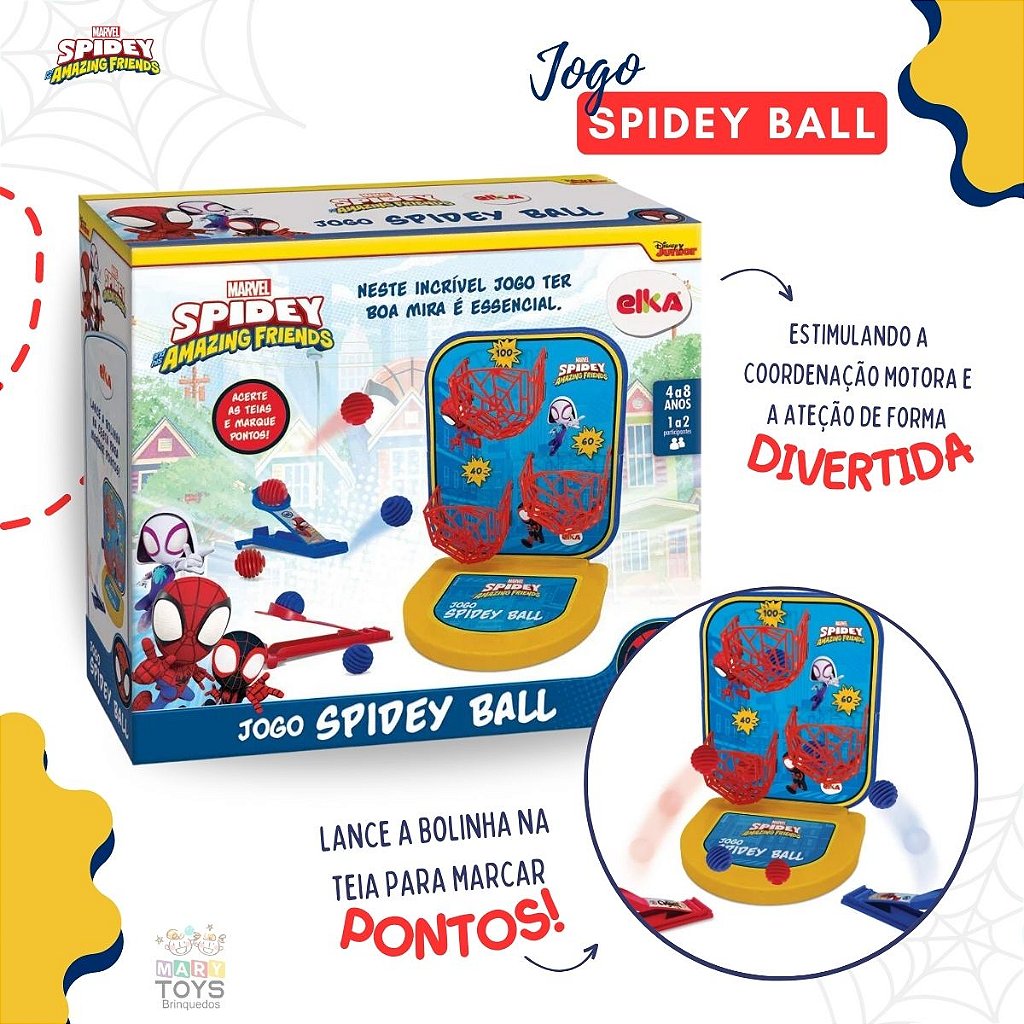 Jogo Terremoto - Spidey - Mary Toys Brinquedos