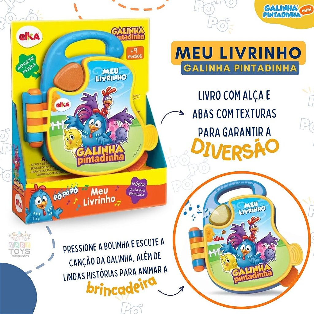 Familia Galinha Pintadinha - Mary Toys Brinquedos