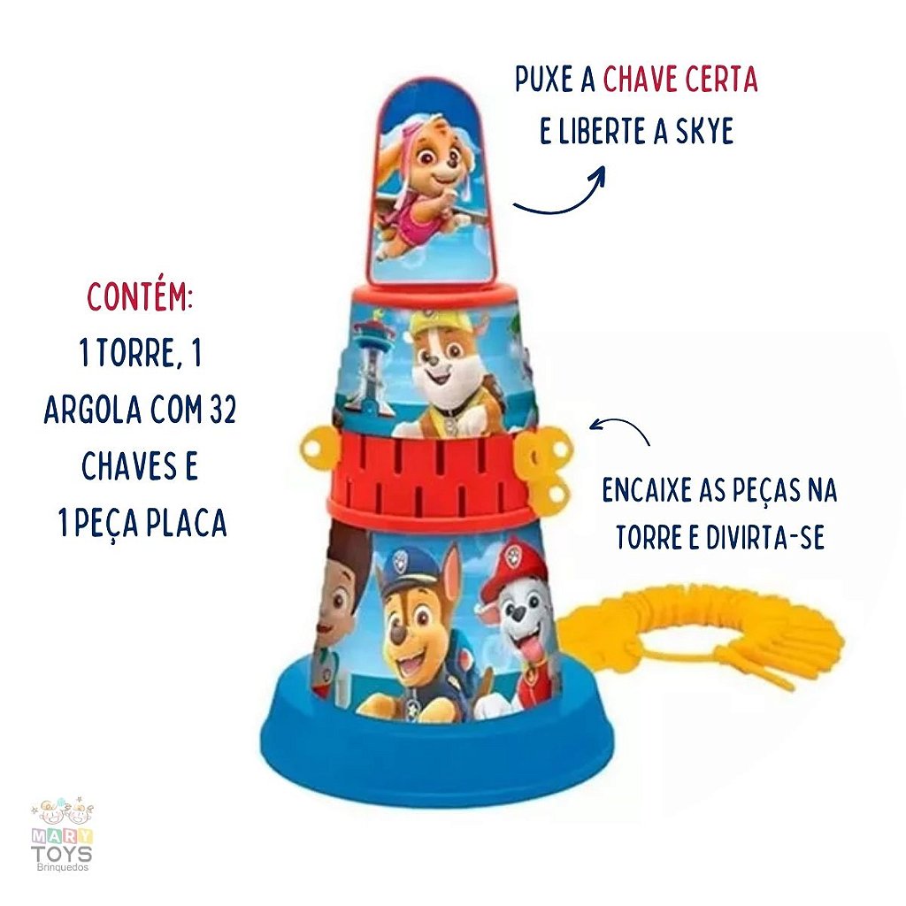 Jogo Lança Bolinhas – Patrulha Canina - Mary Toys Brinquedos