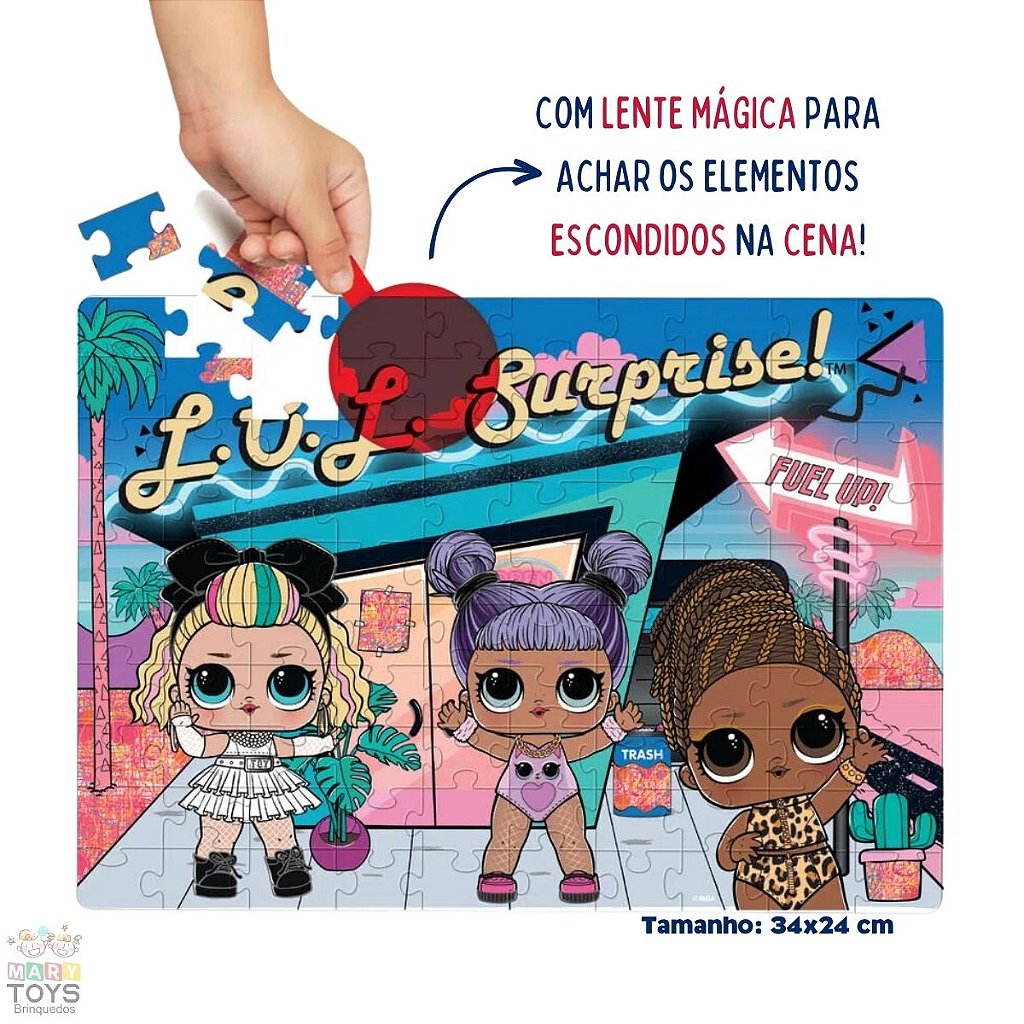 Puzzle Desenho Miraculous Exercício e Raciocínio 100 Peças - ShopJJ -  Brinquedos, Bebe Reborn e Utilidades