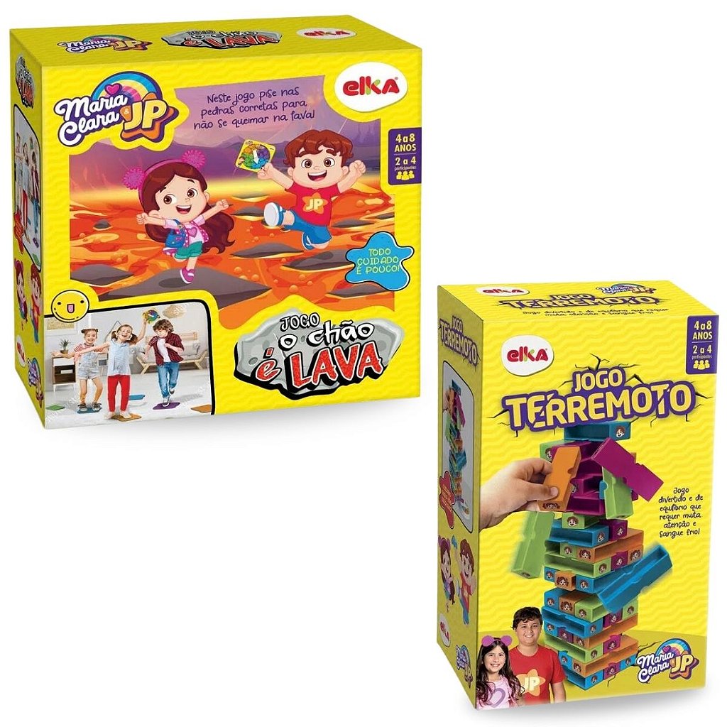 Jogo Terremoto - Maria Clara & JP - Mary Toys Brinquedos