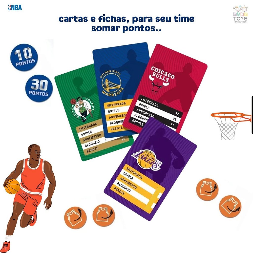 Quebra-cabeça 200 Peças - NBA - Mary Toys Brinquedos