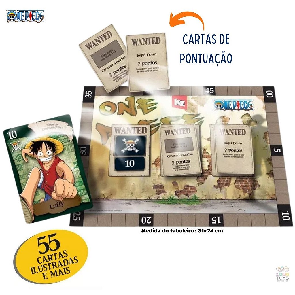 Jogo De Cartas E Estratégia Batalha Wanted One Piece Elka - Mary