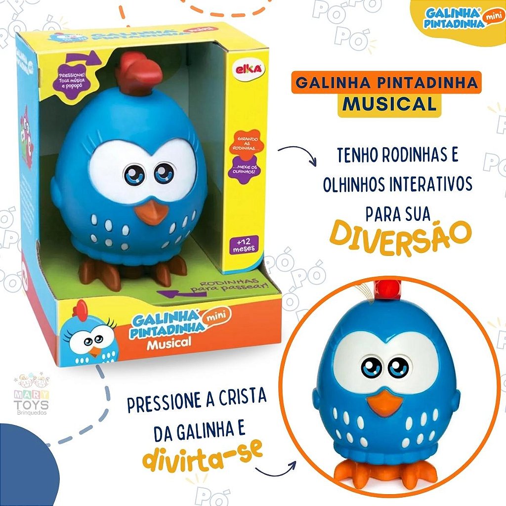 Familia Galinha Pintadinha - Mary Toys Brinquedos