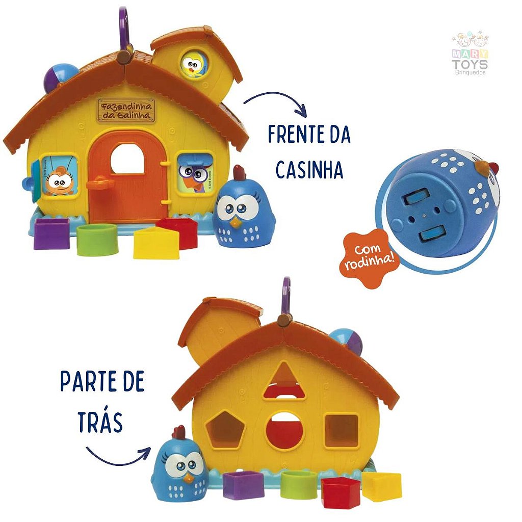 Familia Galinha Pintadinha - Mary Toys Brinquedos