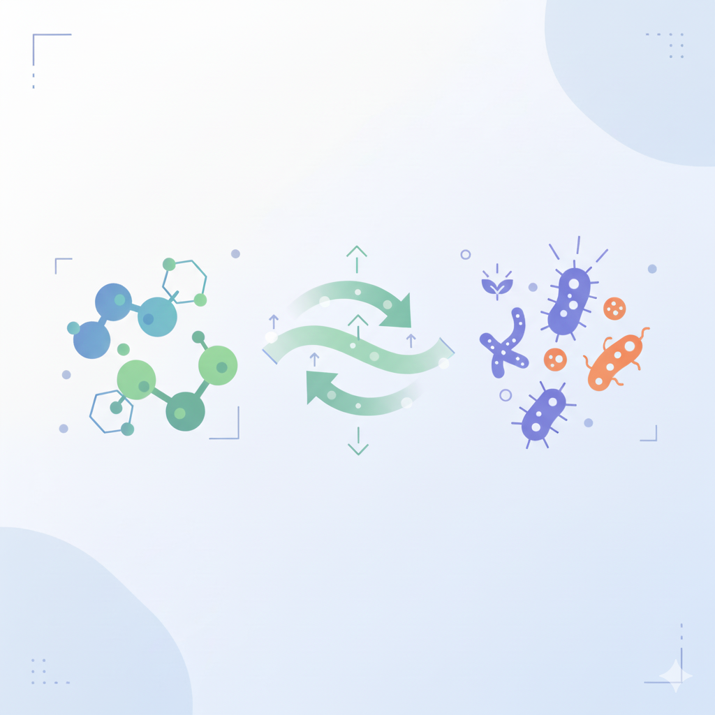 Ilustração de polissacarídeos de cogumelos