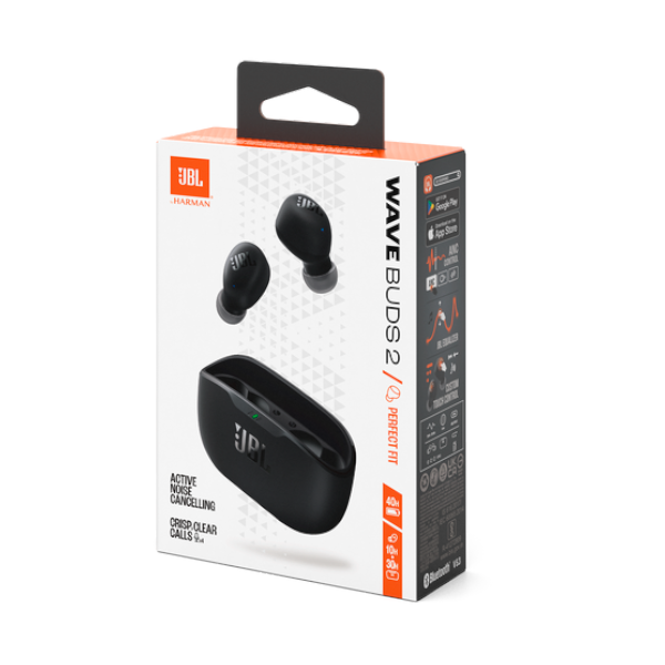 Fone de Ouvido Bluetooth JBL Wave Buds 2 Preto - SL Shop - A