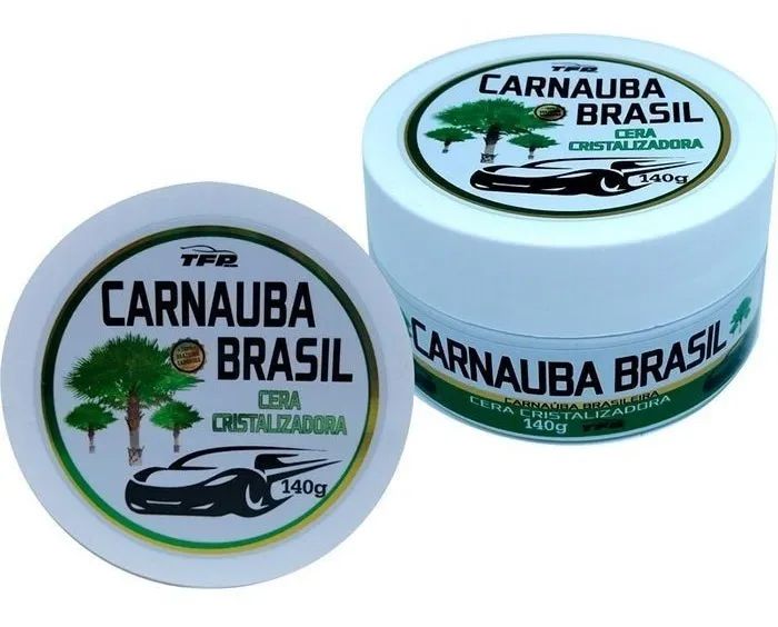 Cera Cristalizadora Automotiva Carnaúba Brasil Incolor - 140g - PegStok - A  loja do seu Carro