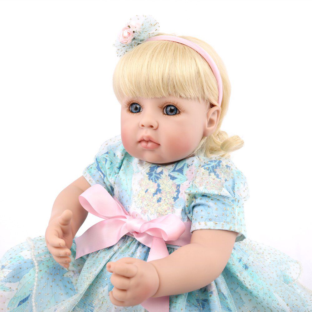 Boneca Bebe Reborn Laura Baby Polegadas 50 Centimetros Silicone Reborn Boneca Adoraveis E Realista Menina Boneca Rebo Npk Dolls