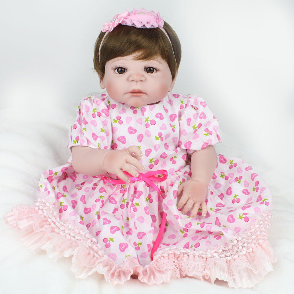 Boneca Bebe Reborn Laura Baby 22 Polegadas 55 Centimetros Completa De Siliconeboneca Bebe Reborn Laura Baby Realista Npk Dolls