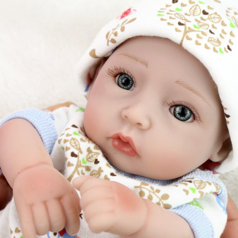 Boneca Mini Bebe Reborn 10 Polegadas Par De Mini Bebes Reborn 28 Cm Corpo Todo De Silicone Renascido Bebes Gemeos Npkdol Npk Dolls