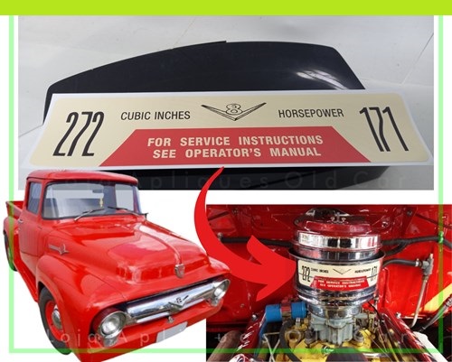 Adesivo Diesel Ford F100 / F1000 (Reverso - Colagem Interna No Vidro) -  Apliques e Adesivos para Antigos