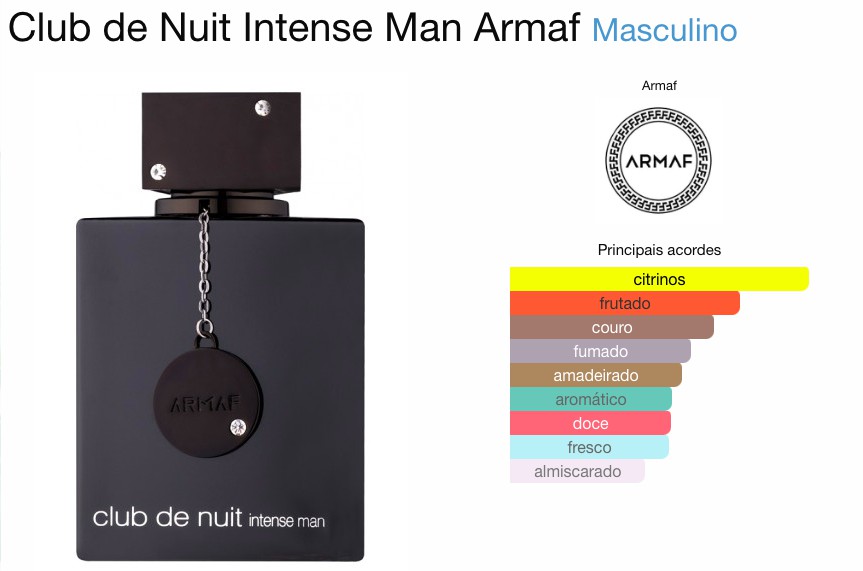 ARMAF CLUB DE NUIT INTENSE MASCULINO EAU DE TOILETTE - Beaty Outlet Perfumes Importados