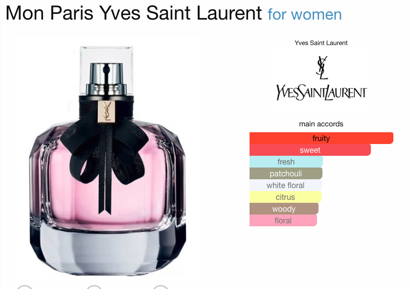 イブサンローラン MON PARIS YVES SAINT LAURENT MON PARIS FEMININO EAU DE PARFUM - Beaty Outlet