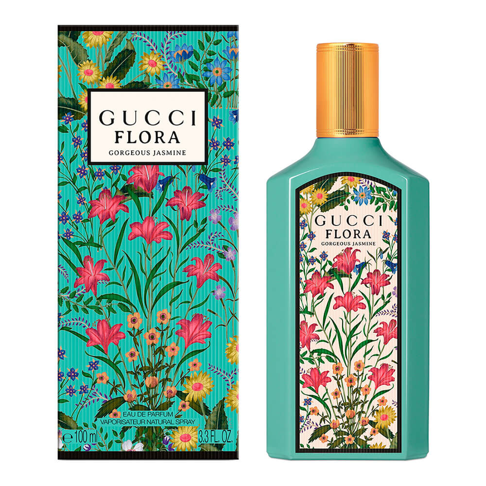 GUCCI FLORA GEORGEUS JASMINE FEMININO EAU DE PARFUM 100ml - Beaty