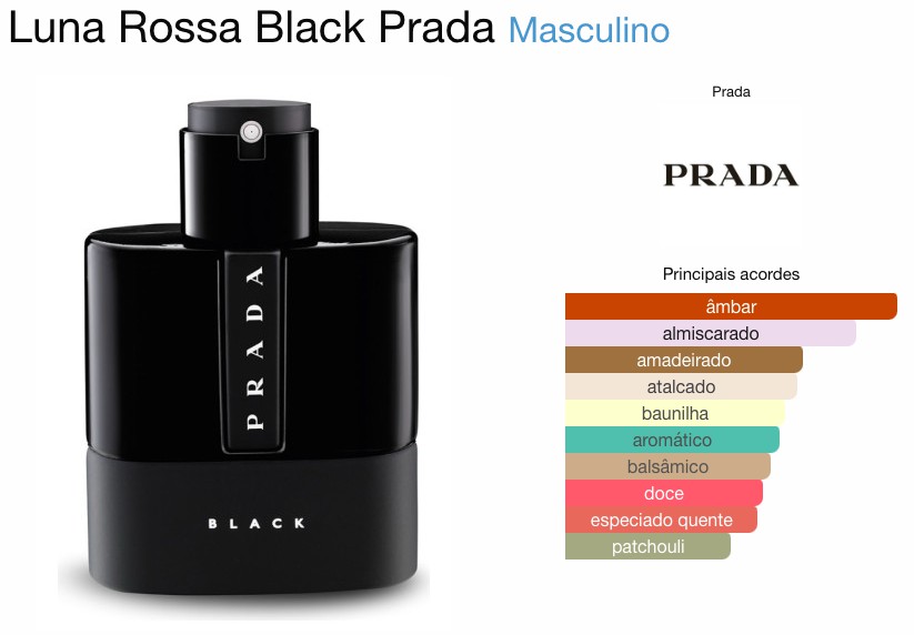 絶妙なデザイン MASCULINO BLACK ROSSA LUNA PRADA EAU Beaty - PARFUM DE 香水(ユニセックス)