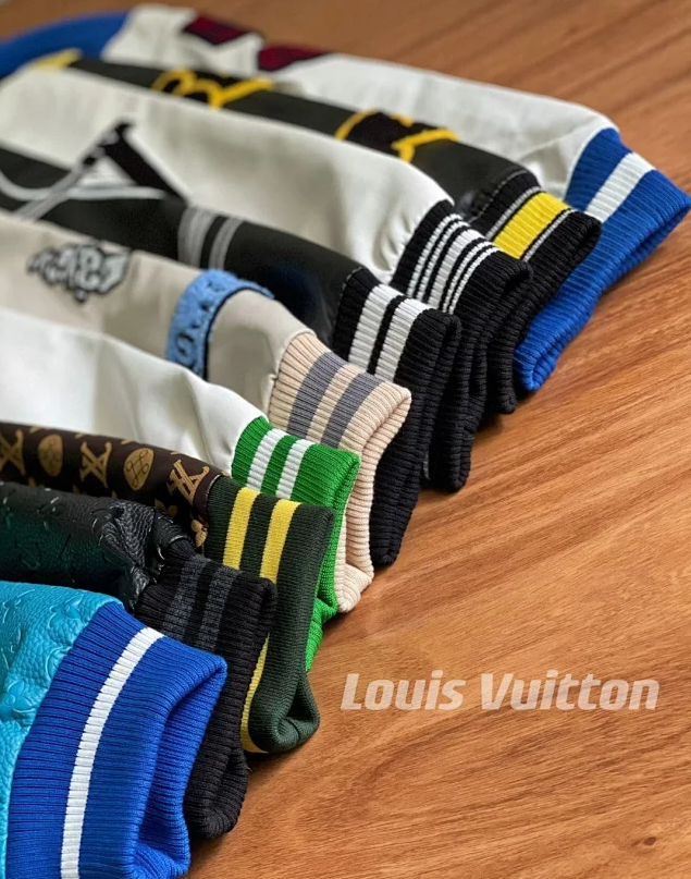 Jaqueta Louis Vuitton Varsity Multipatches Mix Leather – Air Store Br