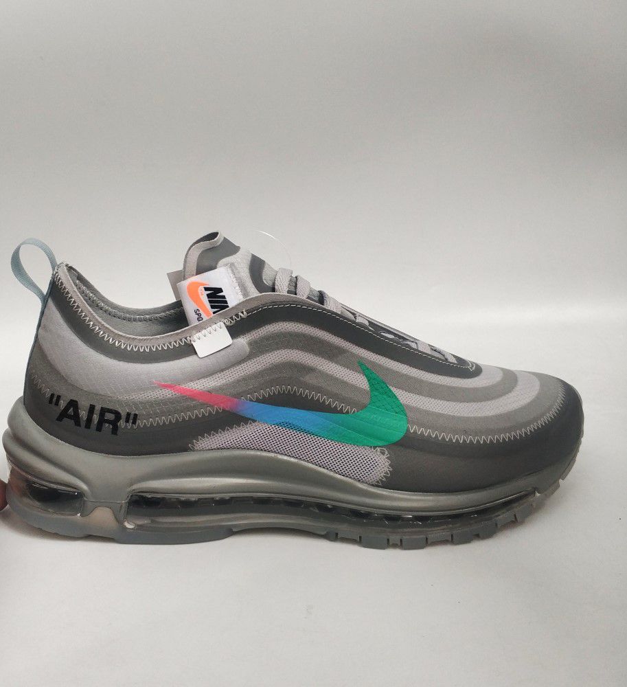 Tenis Nike Air Max 97 x Off White Menta PK ENCOMENDA Rabello Store Tenis Vestuarios Lifestyle e muito mais