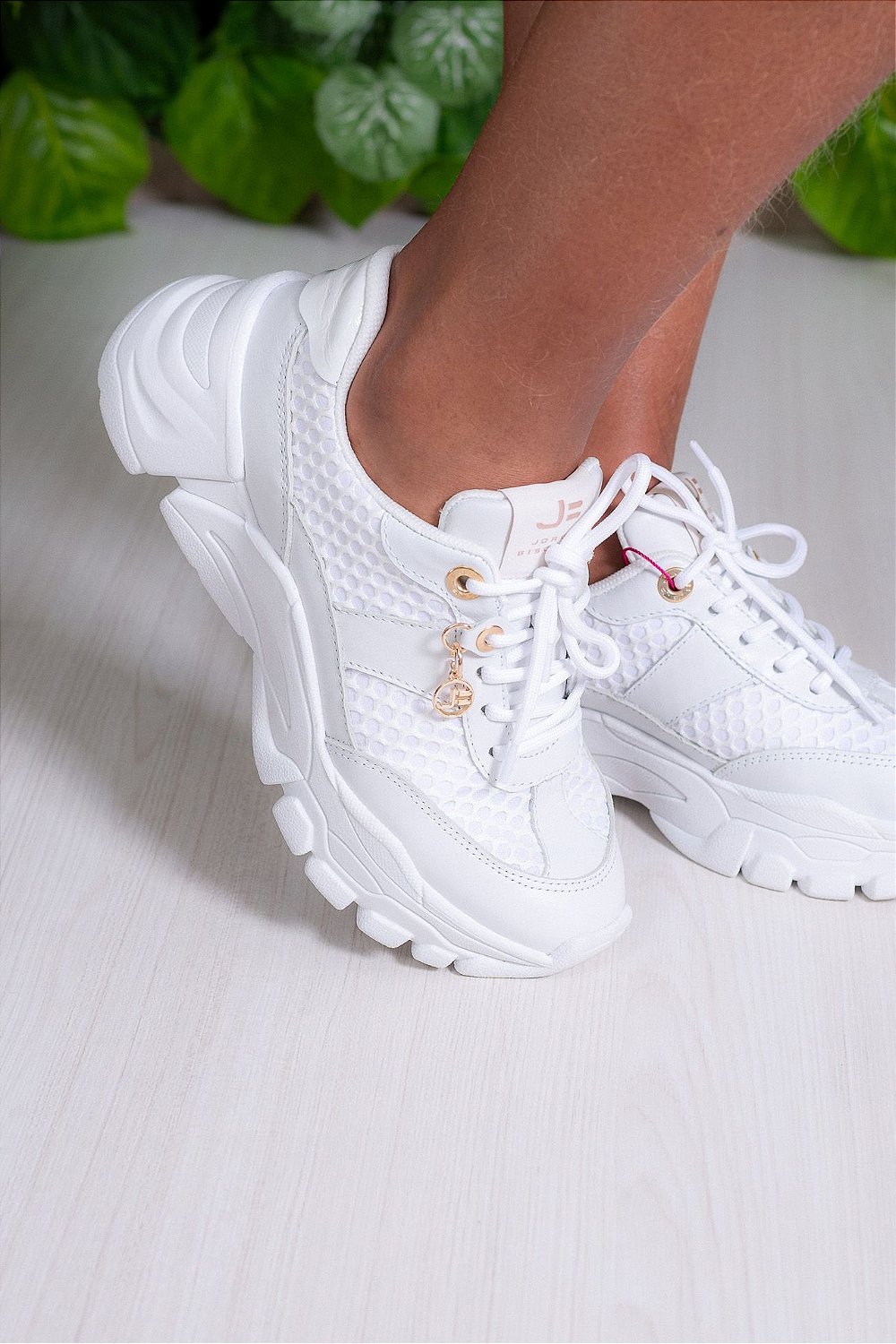 Tênis Branco Tenis De VerÃ£o Feminino TENIS FEMININO BRANCO JB Su