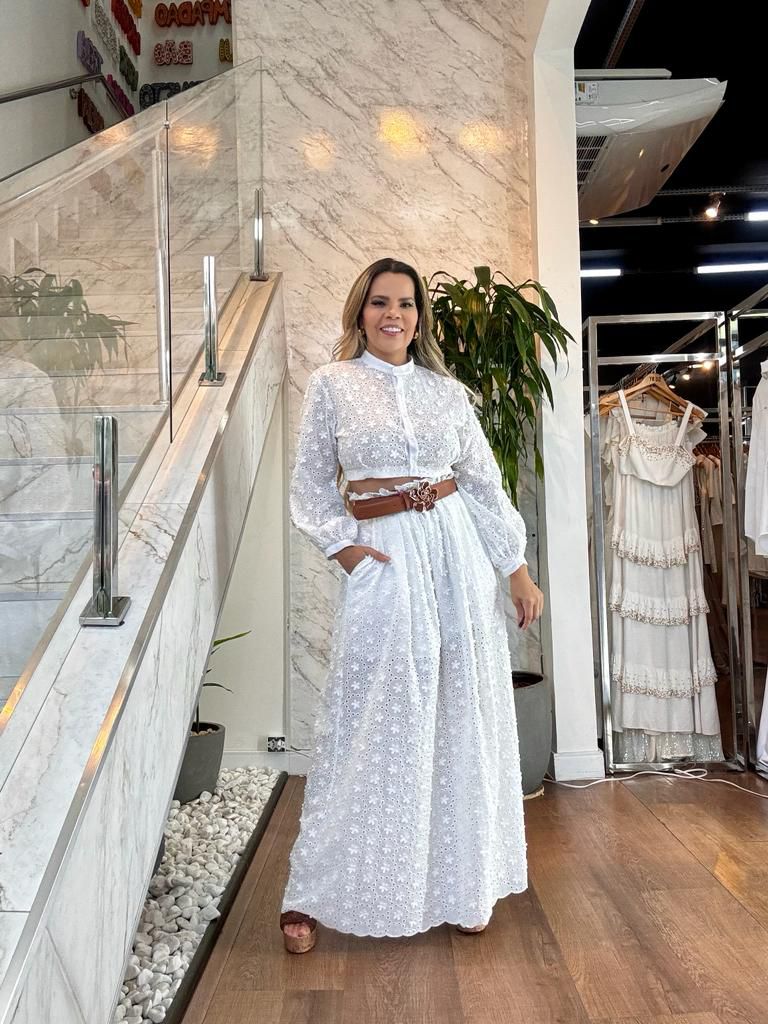 CONJUNTO SAIA E BLUSA LAISE Su By Multimarcas