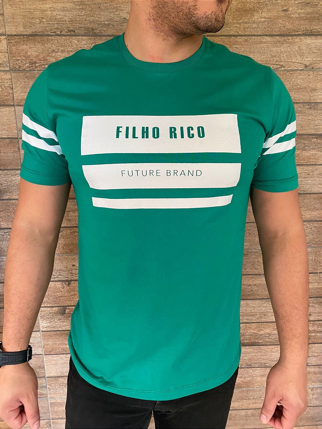 Camiseta Future Time Control Verde