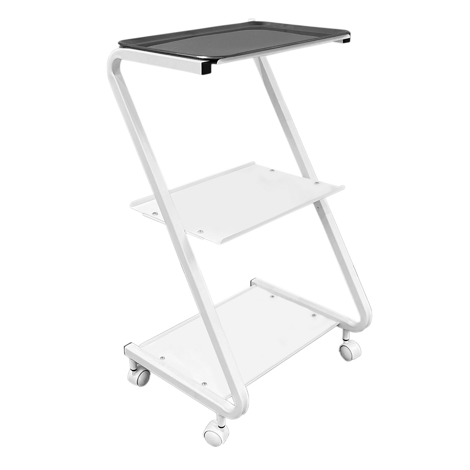 Carrinho Auxiliar PEC Z Inox | Pontual Estética - Pontual Estética