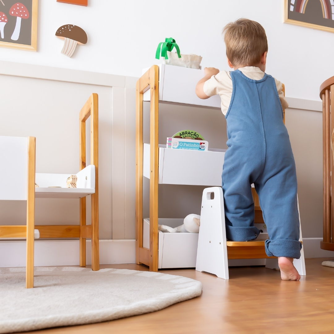 Escadinha Infantil Montessori - Branco