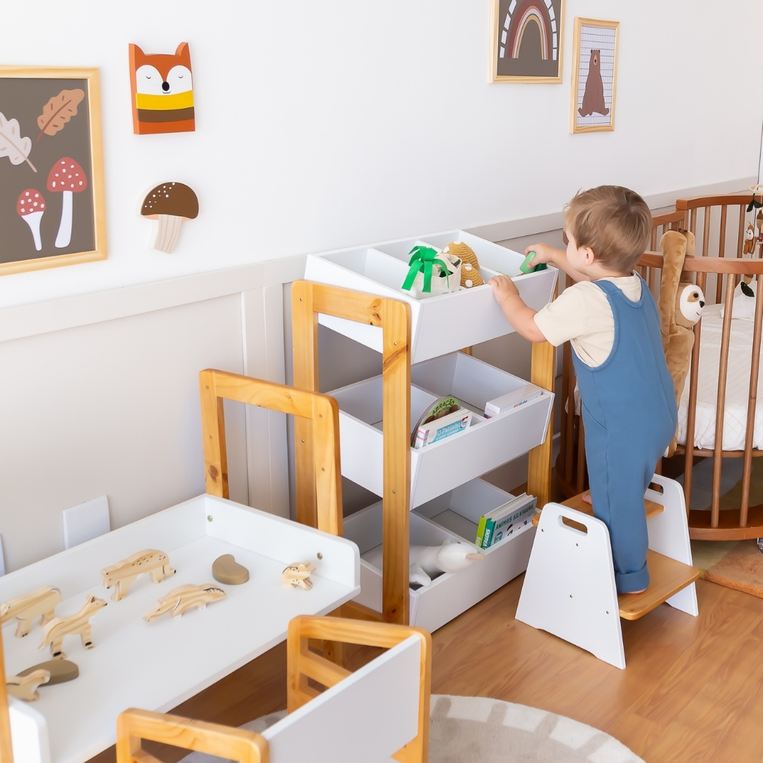 Escadinha Infantil Montessori - Branco