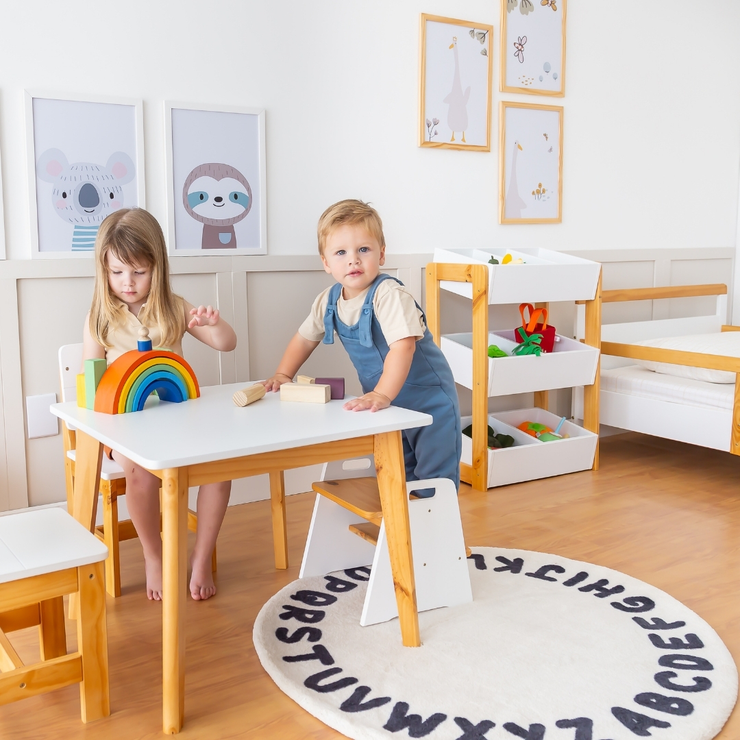 Mesa Infantil Verde Oliva - Theo