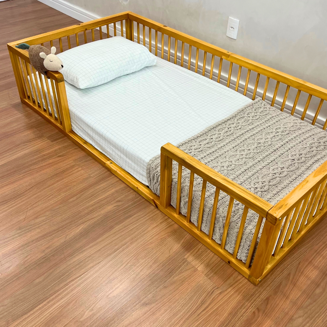 Cama Infantil Montessoriana Cercadinho