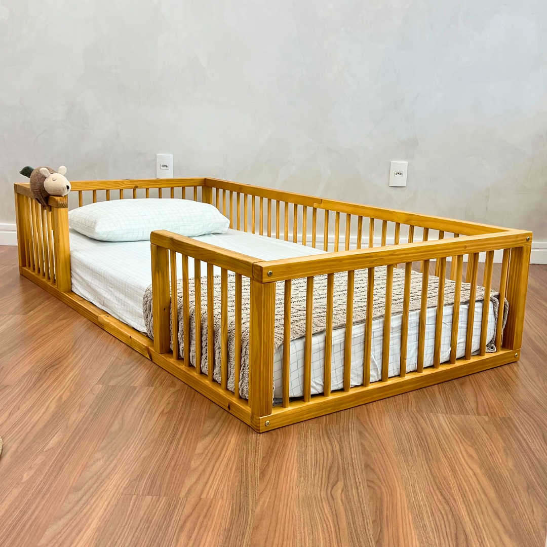Cama Infantil Montessoriana Cercadinho
