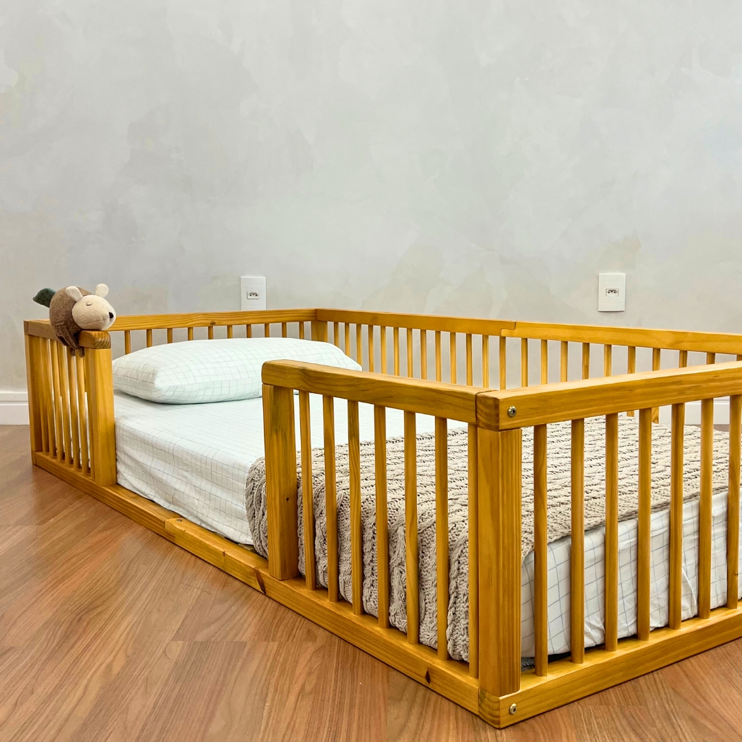 Cama Infantil Montessoriana Cercadinho