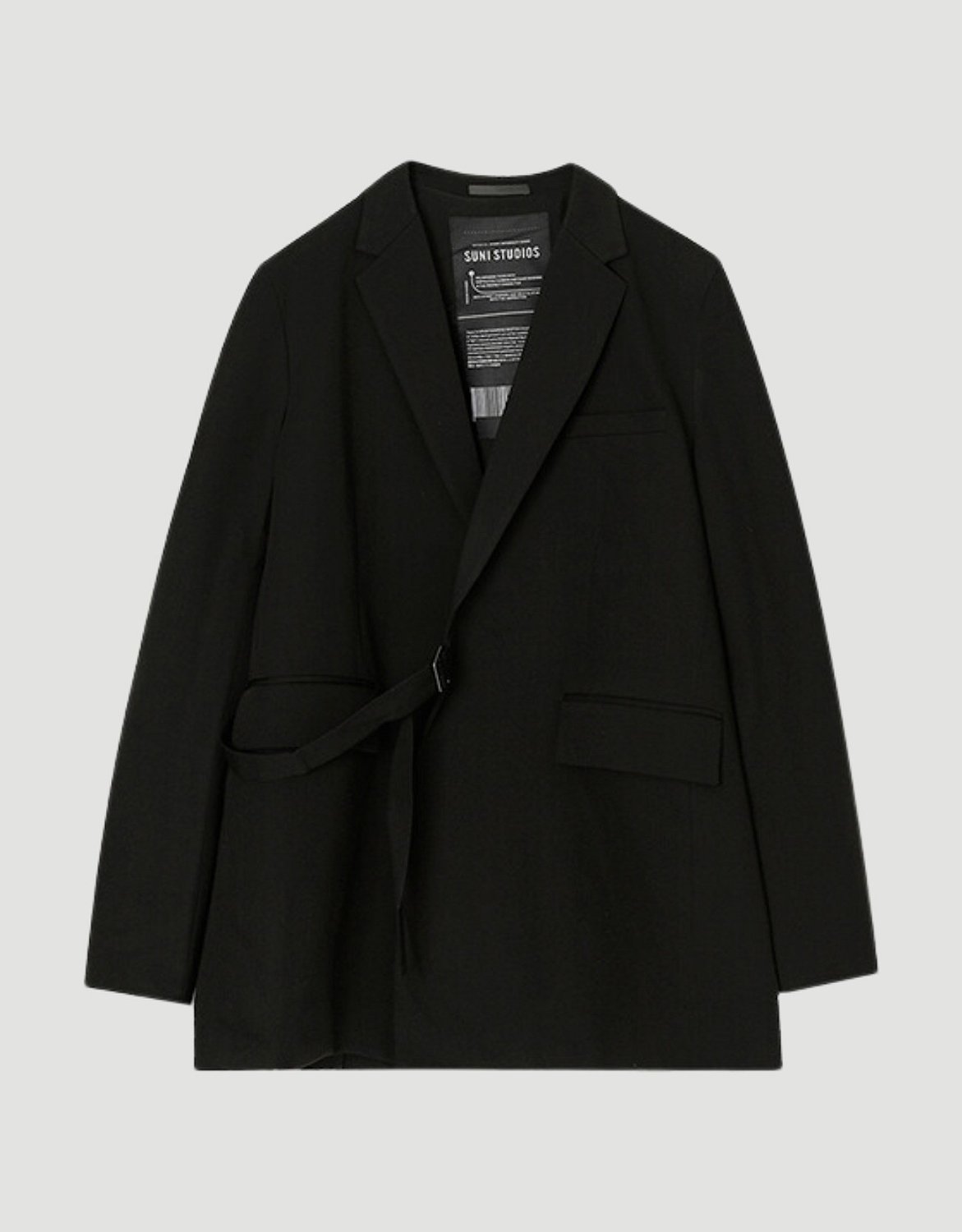 Blazer Kimono Black on Black - NOISER | Street-Fashion Marketplace