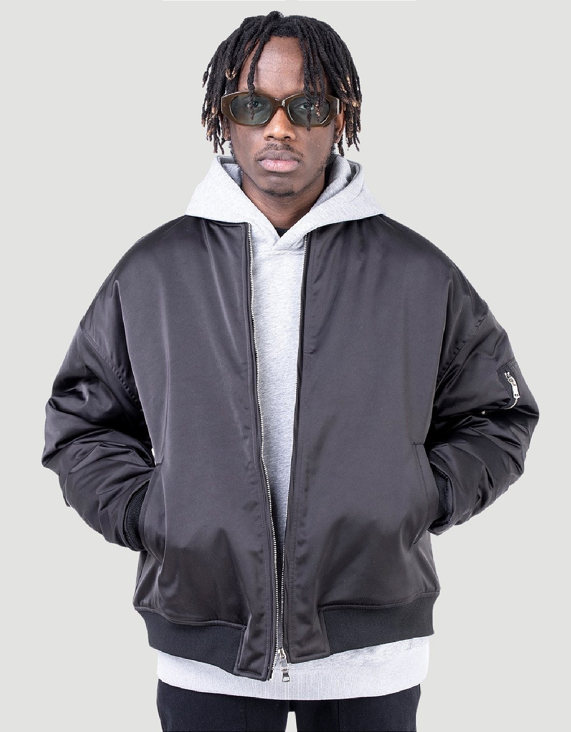 Jaqueta Bomber Noir Extra NOISER Street Fashion Marketplace