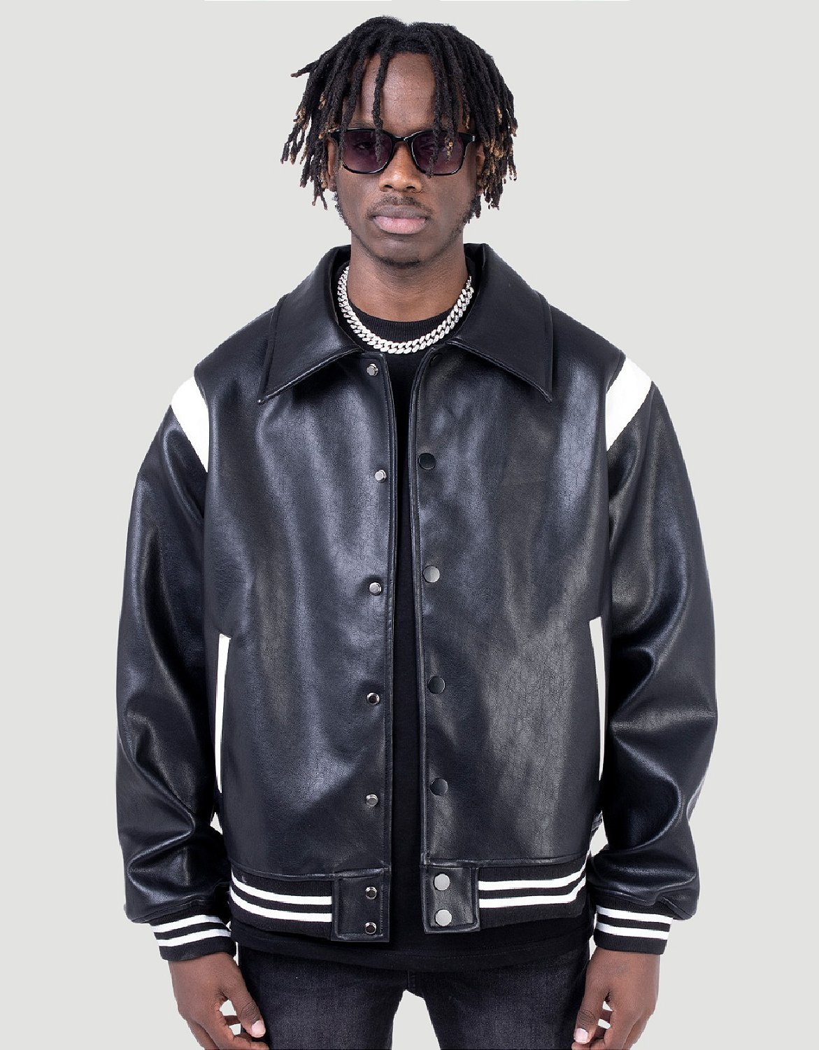 Couro Sintético Jaqueta De Couro A Venda Jaqueta Couro Sintético