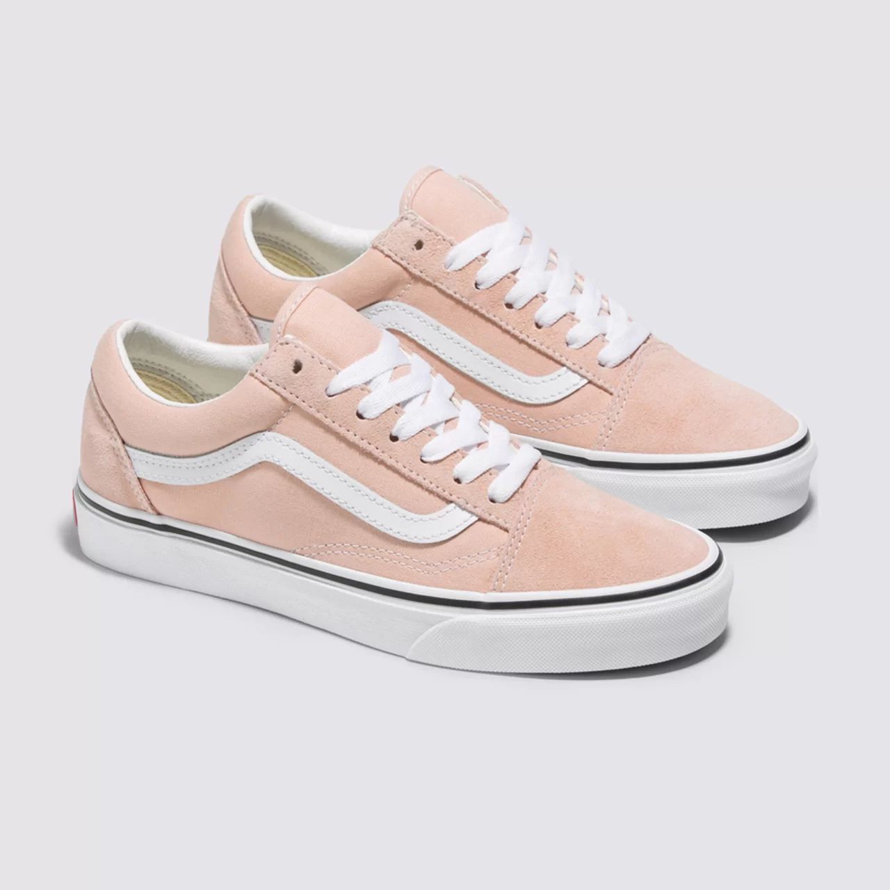 Vans old skool rosa clearance cano alto