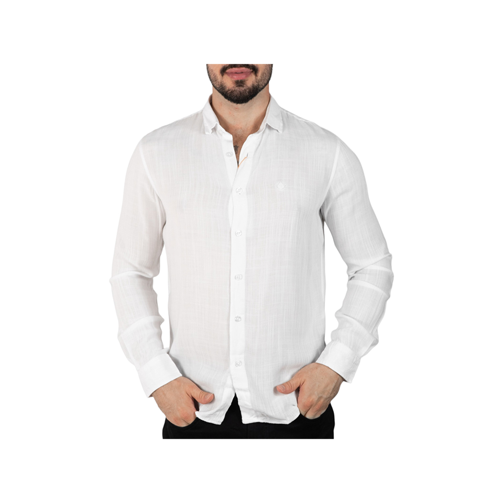 Camisa VersatiOld Viscose Branca - VERSATIOLD