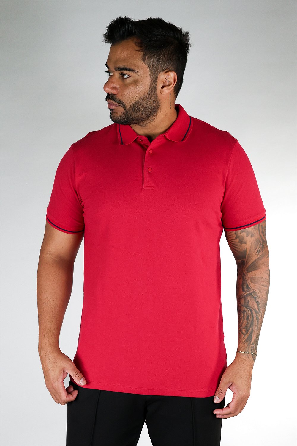 Camisa Polo Club Vermelha Bruder Brüder