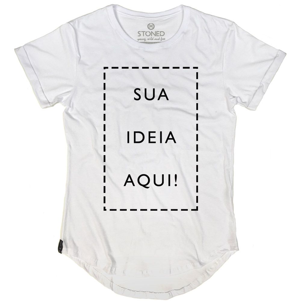 camisa longline personalizada