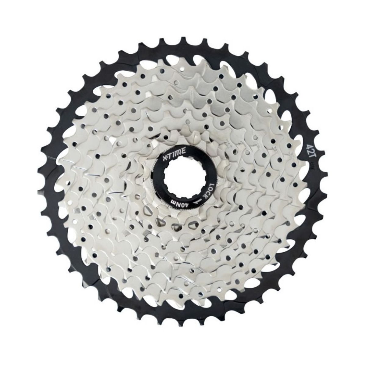 Cassete k7 bike 10v 11-42 dentes X-Time comp. Shimano Sram - 4Bike