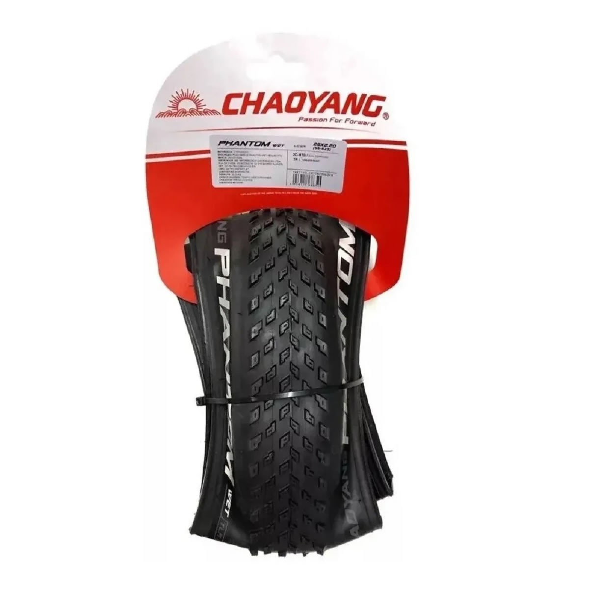 Pneu aro 29 x 2.20 bike MTB Chaoyang Phantom Wet tubeless 4Bike Roupas para ciclismo acessorios e muito mais