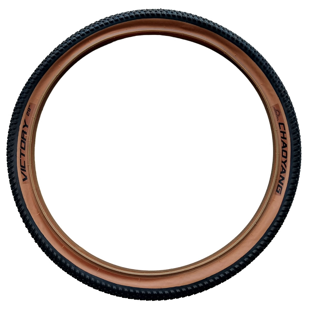 Pneu aro 29 x 2.20 bike MTB Chaoyang Victory faixa marrom 4Bike Roupas para ciclismo acessorios e muito mais