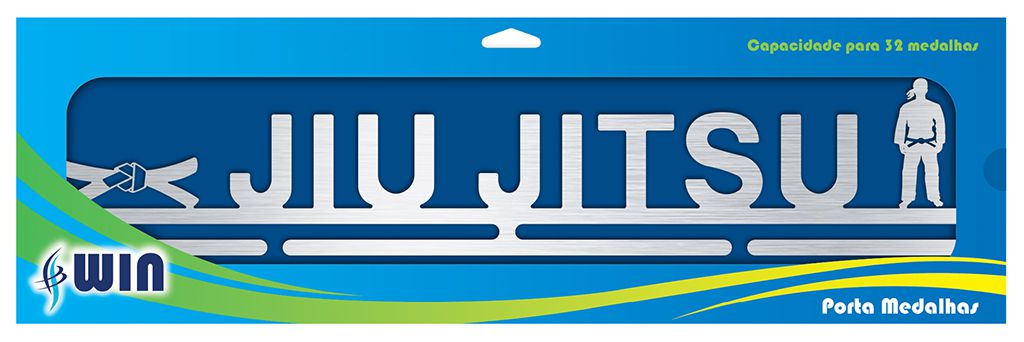 Porta Medalhas Jiu Jitsu Faixa