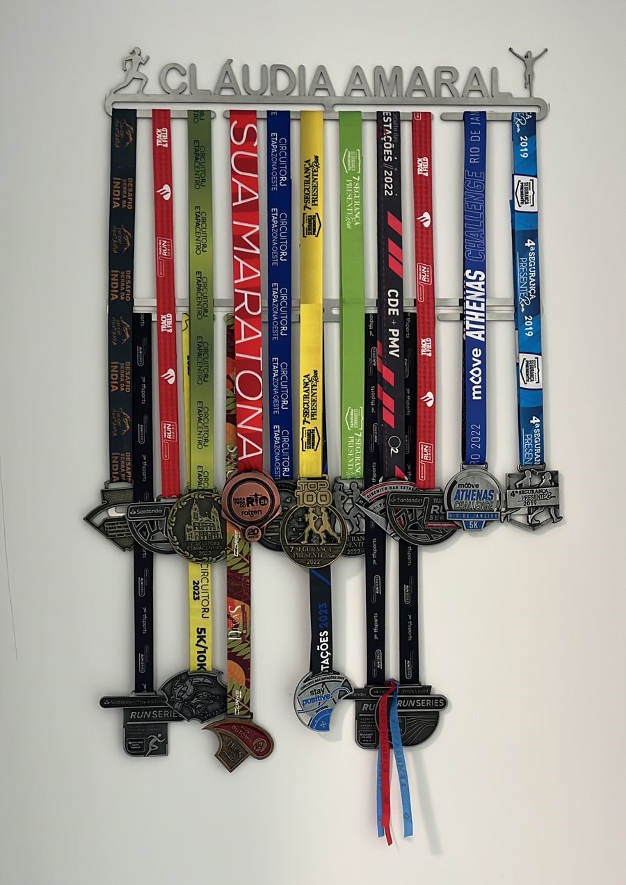 Porta Medalhas Personalizado de Corrida