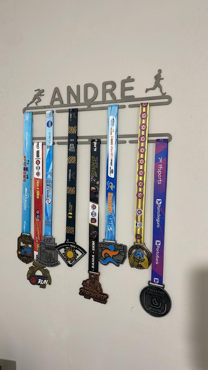 Porta Medalhas Personalizado de Corrida